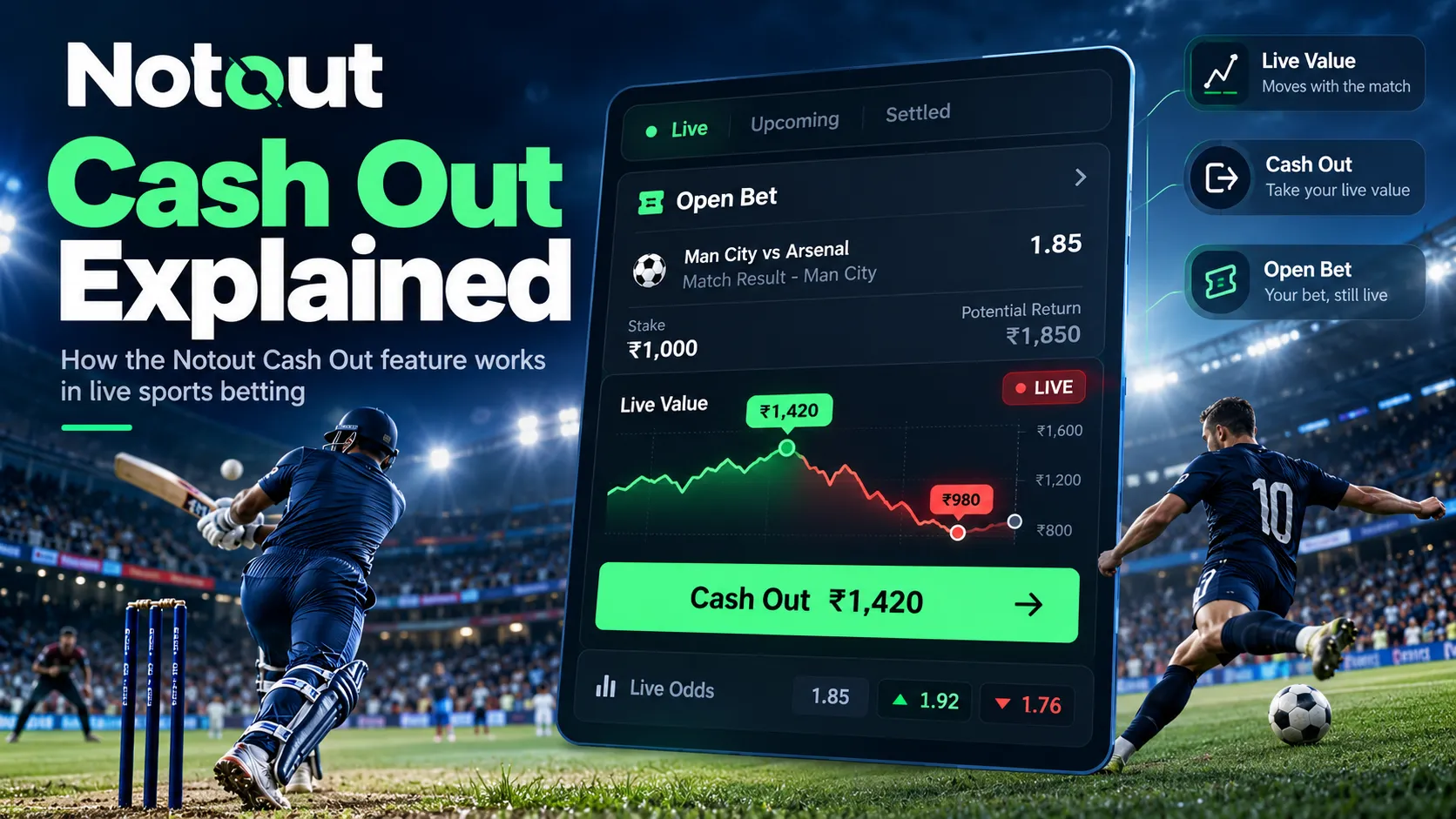 Notout Cash Out