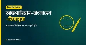 আফগানিস্তান–বাংলাদেশ–জিম্বাবুয়ে ত্রিদেশীয় ওয়ানডে সিরিজ ২০২৬: পূর্ণ সূচি
